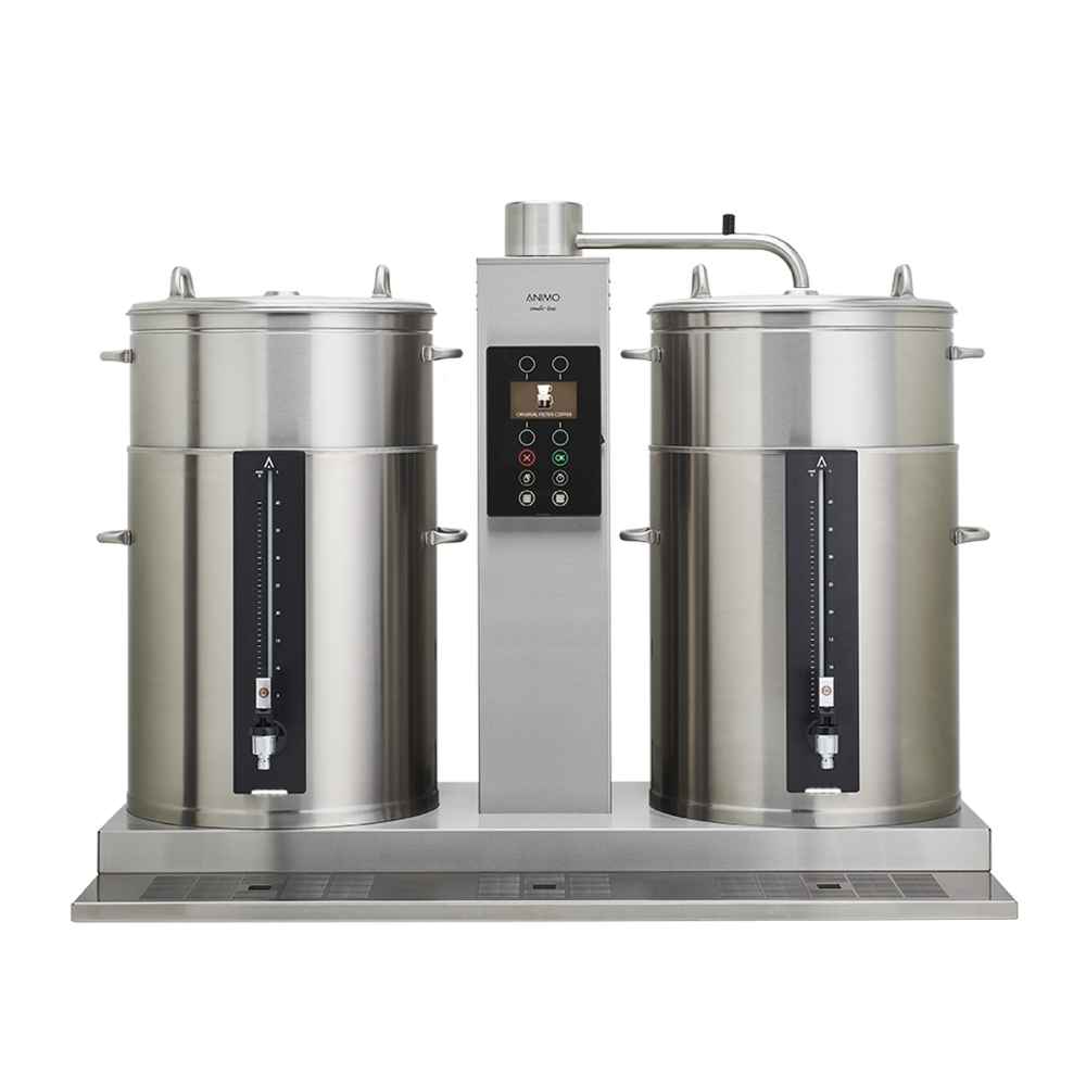 Animo 1007173 ComBi-Line CB 2x40 Silindirik Filtre Kahve Makinesi, 80 L